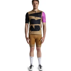 X-Bionic Corefusion Gravel Fietsjersey heren - multi color/peanut butter