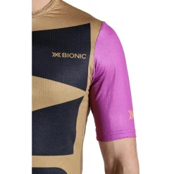 X-Bionic Corefusion Gravel Fietsjersey heren - multi color/peanut butter