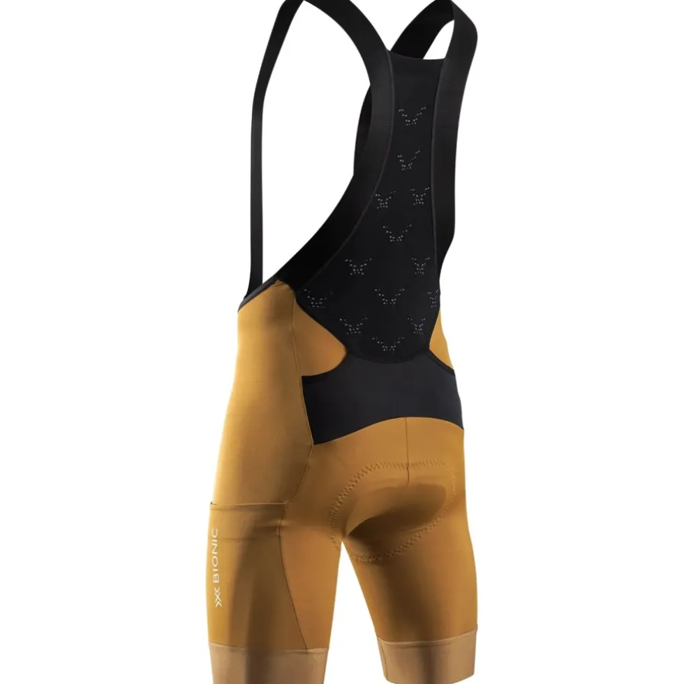X-Bionic Corefusion Ride Gravel Fietsshort met bretels voor heren - earth