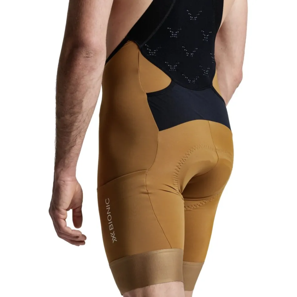 X-Bionic Corefusion Ride Gravel Fietsshort met bretels voor heren - earth