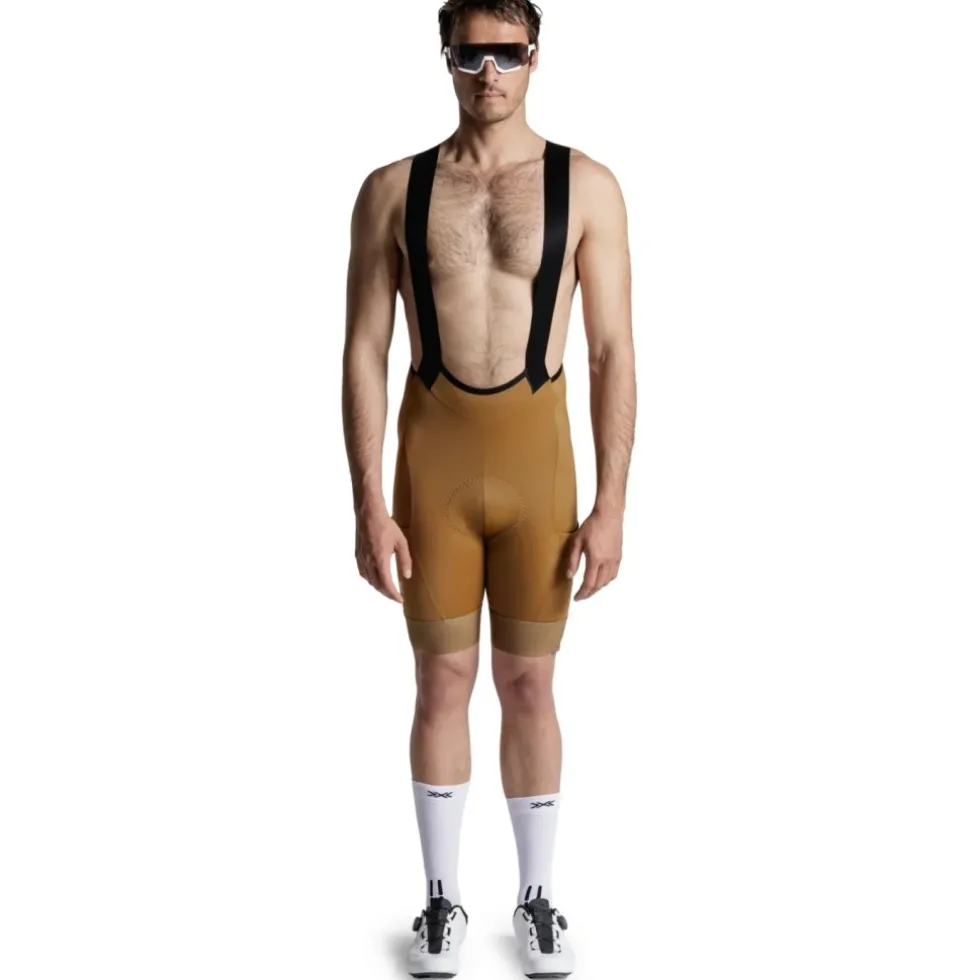 X-Bionic Corefusion Ride Gravel Fietsshort met bretels voor heren - earth