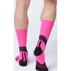 X-Socks Bike Expert Crew Sokken - fluo pink/x black