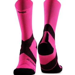X-Socks Bike Expert Crew Sokken - fluo pink/x black