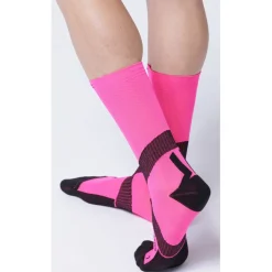 X-Socks Bike Expert Crew Sokken - fluo pink/x black