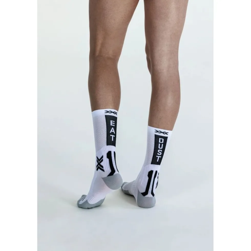 X-Socks Bike Perform Crew Fietssokken - fluo pink/x black