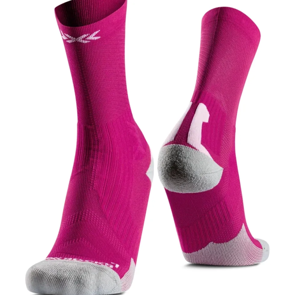 X-Socks Bike Perform Crew Fietssokken - power purple