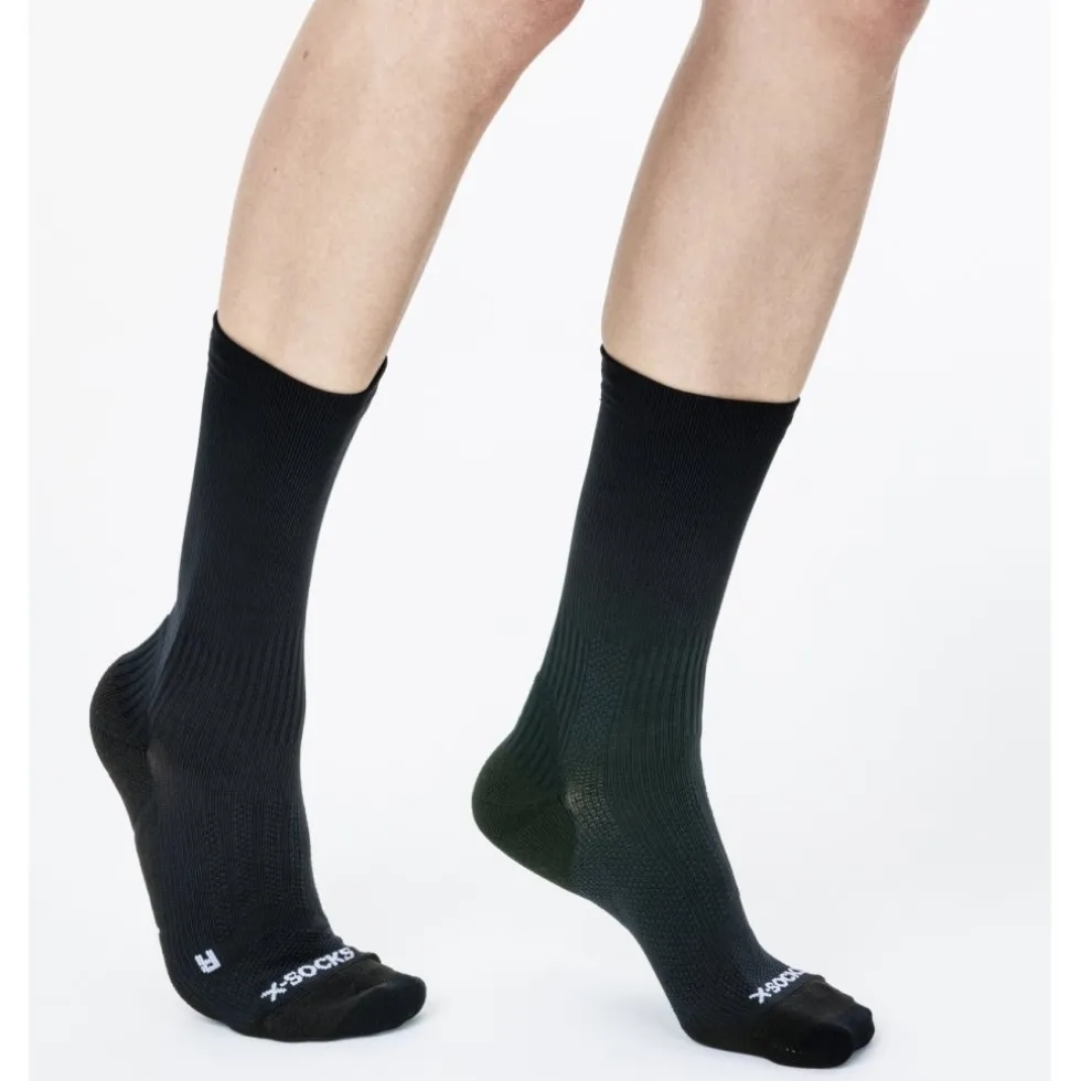 X-Socks Core Sport Crew Sokken - opal black/arctic white