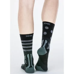 X-Socks Gravel Perform Merino Crew Fietssokken - black/charcoal