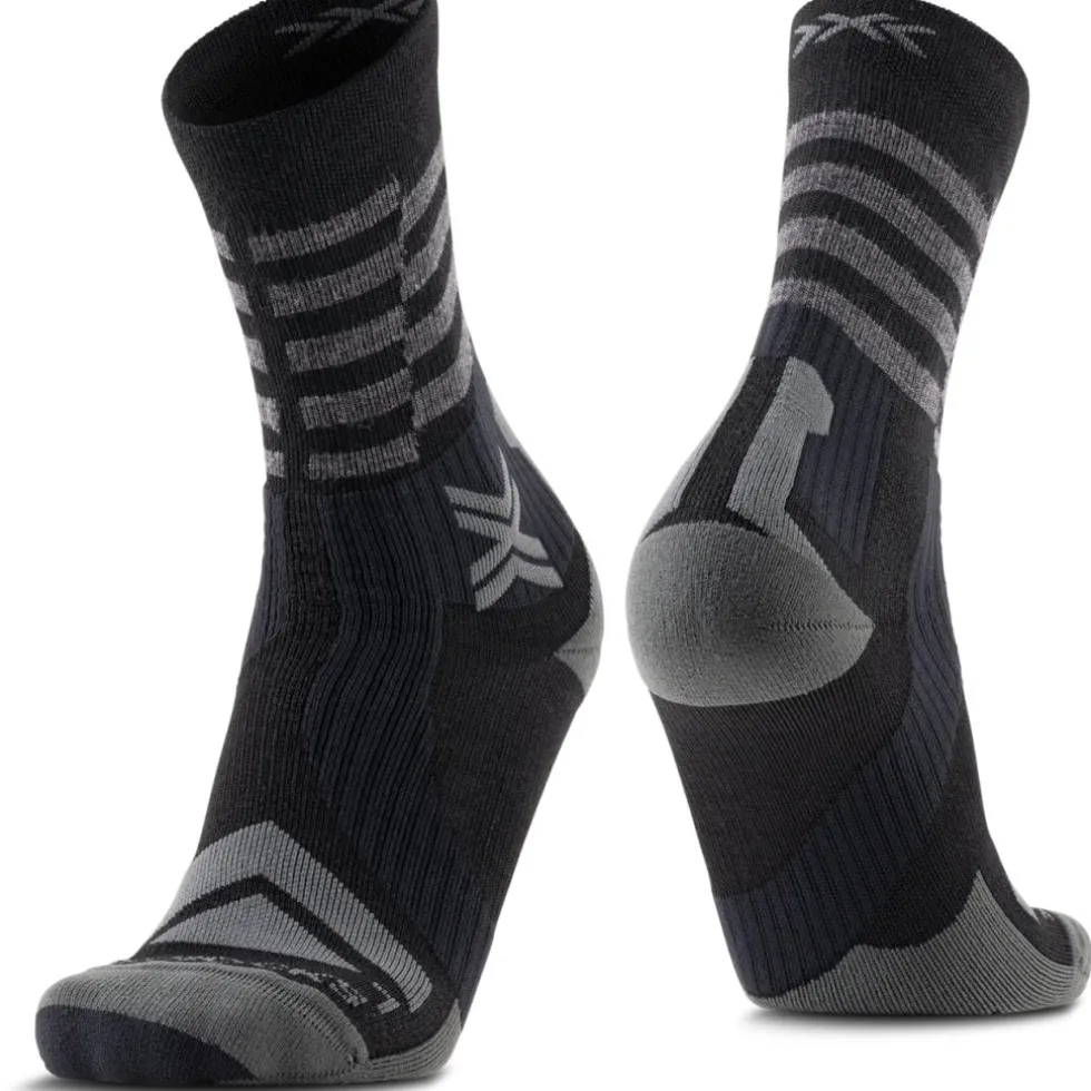 X-Socks Gravel Perform Merino Crew Fietssokken - black/charcoal