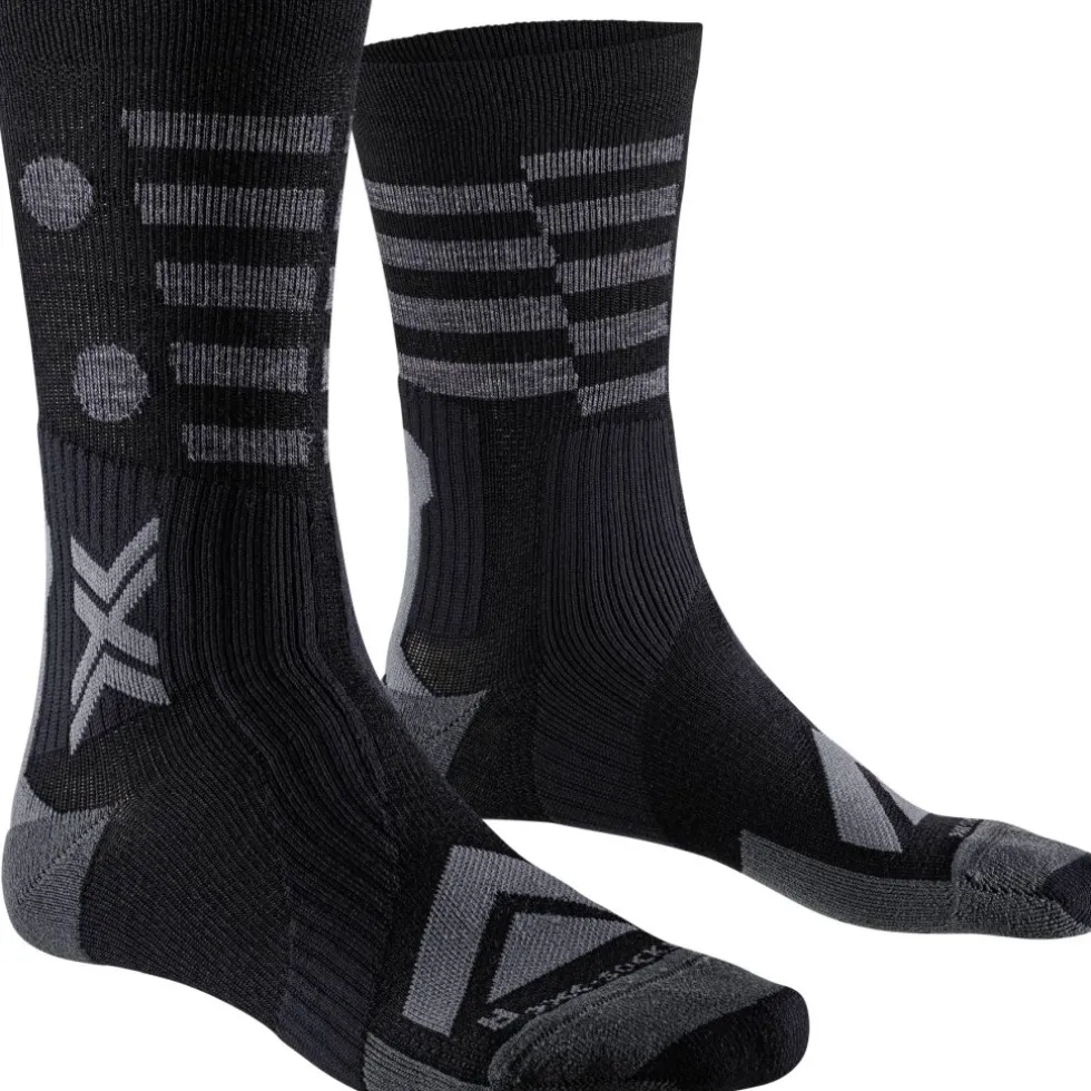 X-Socks Gravel Perform Merino Crew Fietssokken - black/charcoal