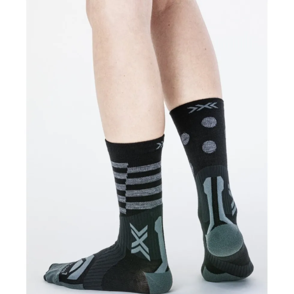 X-Socks Gravel Perform Merino Crew Fietssokken - black/charcoal
