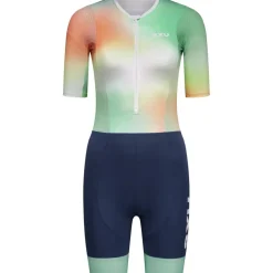 2XU Aero Hex Sleeved Trisuit Dames - jelly mint/majol