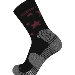 Zimtstern Techsockz Performance Sokken Dames - Pirate Black