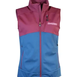 Zimtstern Xalpz Softshell MTB-Weste Dames - Windsor Wine/French Navy