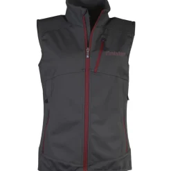 Zimtstern Xalpz Softshell MTB-Weste Dames - Pirate Black